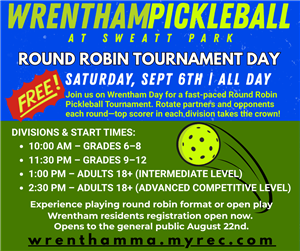 Wrentham Day Race Pickleball 2025