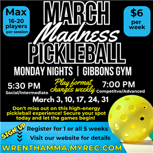 March Madness Pickleball 2025