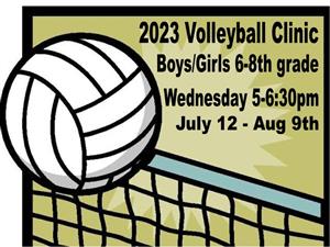 Volleyball Clinic 6-8th grade